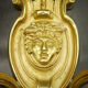 Pair of wall lamps with gorgon Medusa Louis XVI style