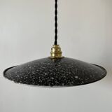 Sheet metal suspension, industrial enameled bowl