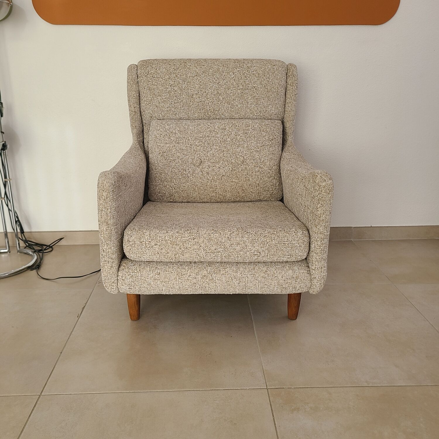 FS116 armchair called Dachshund design Michel Mortier edition Steiner vintage