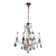Lustre cristal bronze.