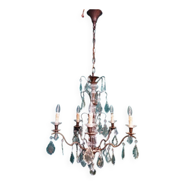 Lustre cristal bronze.