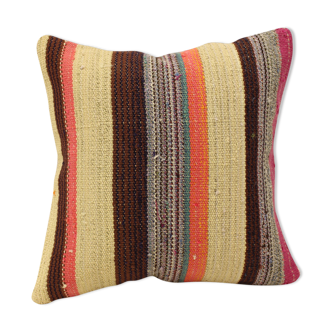 Housse de coussin kilim 30x30 cm,