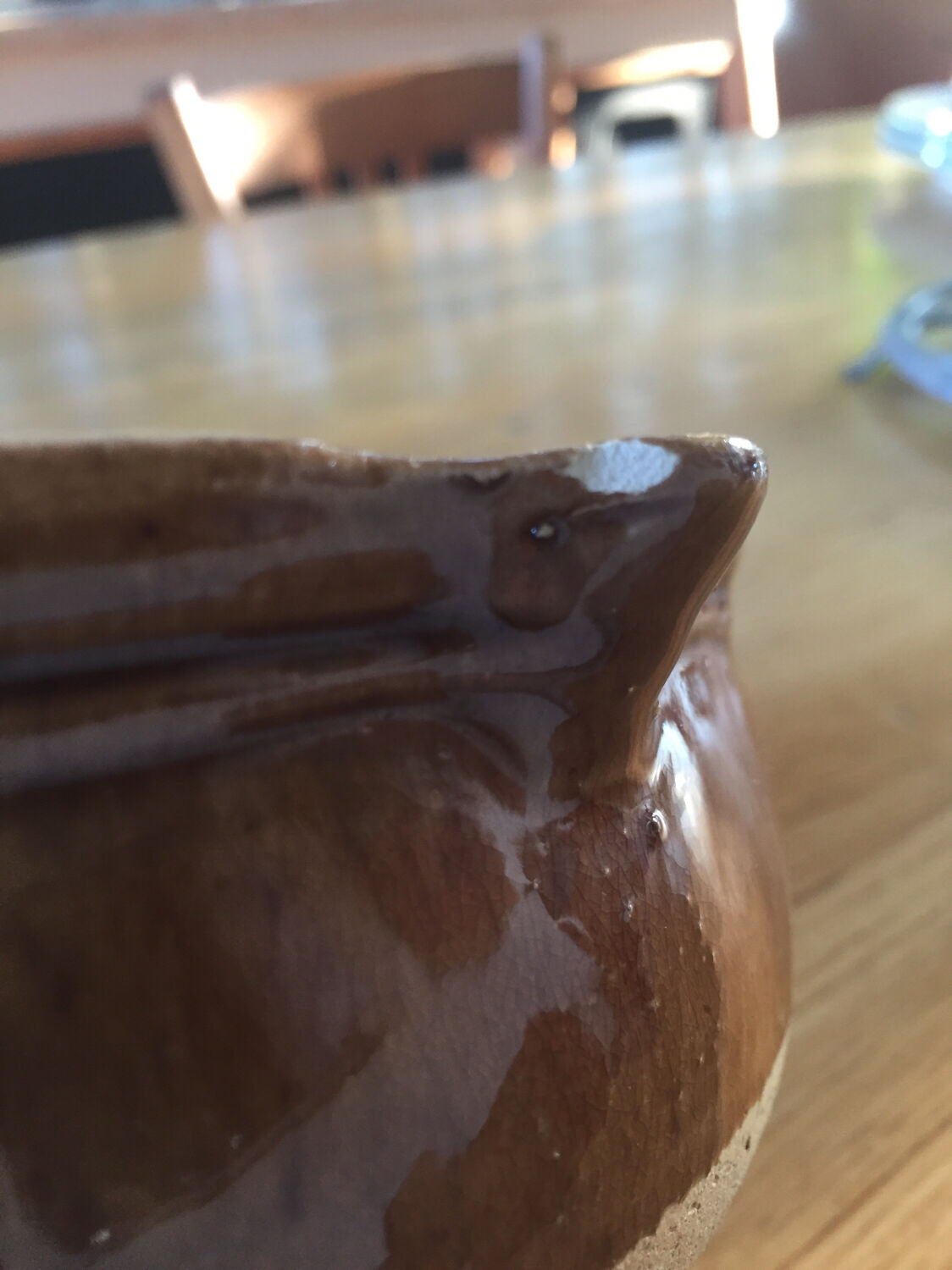 Terracotta pouring dish