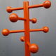 Coat hangers Parrot vintage orange