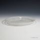 Large Murano glass art plate with filigree from the 19th century.