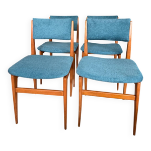 4 chaises vintage de - style scandinave