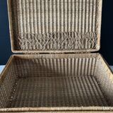 Wicker suitcase