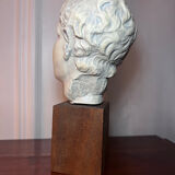 Bust, head of a young man - reproduction from the museum of Sens