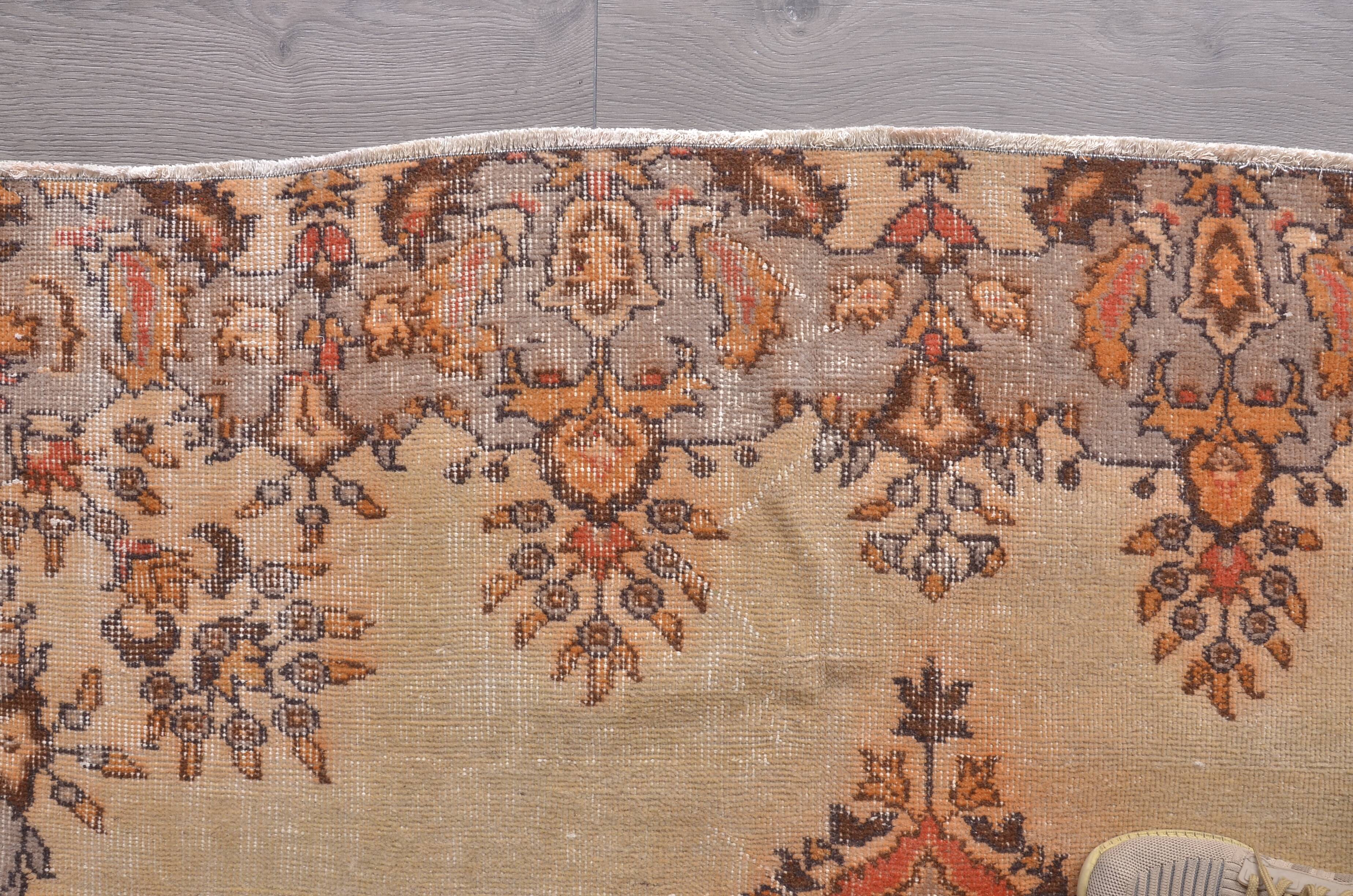 Turkish Vintage Oushak Rug sku c 183