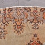 Turkish Vintage Oushak Rug sku c 183
