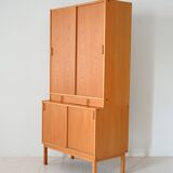 Scandinavian teak cabinet by Bodafors with sliding doors