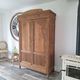 Wardrobe, oak linen cupboard from 1920.