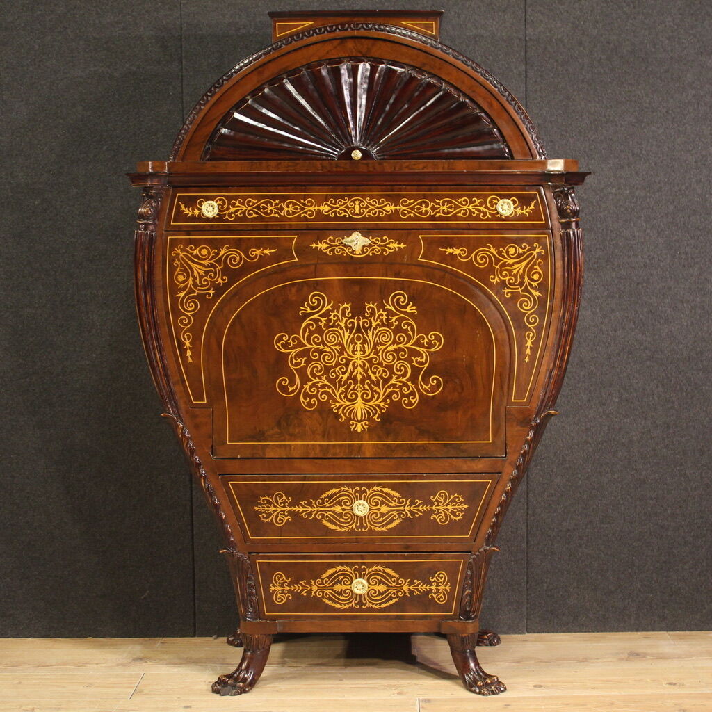 Biedermeier style secretaire