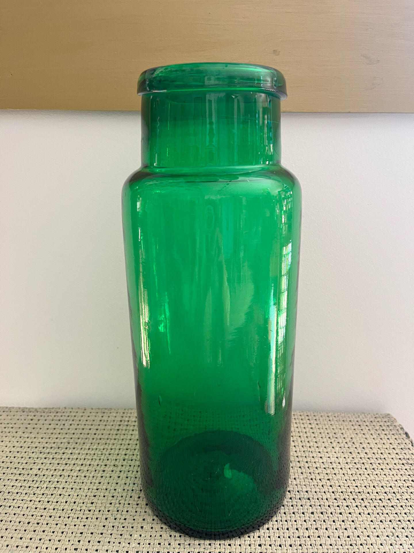 Green vase