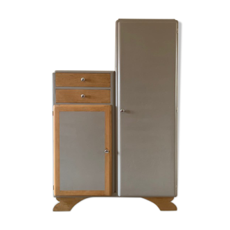 Asymmetrical cabinet