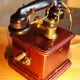 Ericsson antique telephone in wood and bakelite