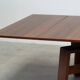 Square extendable dining table by Silvio Coppola for Bernini