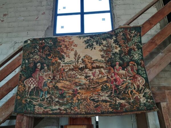Belle tapisserie jacquard de chasse de Bobyrug