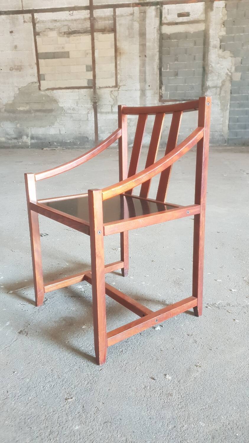 Paire de fauteuils scandinave 1980