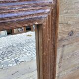 Burmese teak mirror