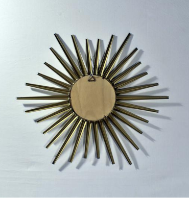 Mirror sun metal gilded vintage