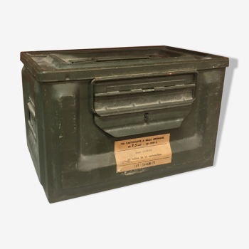 military box vintage ammunition box