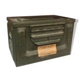 Caisse militaire boîte de munition vintage