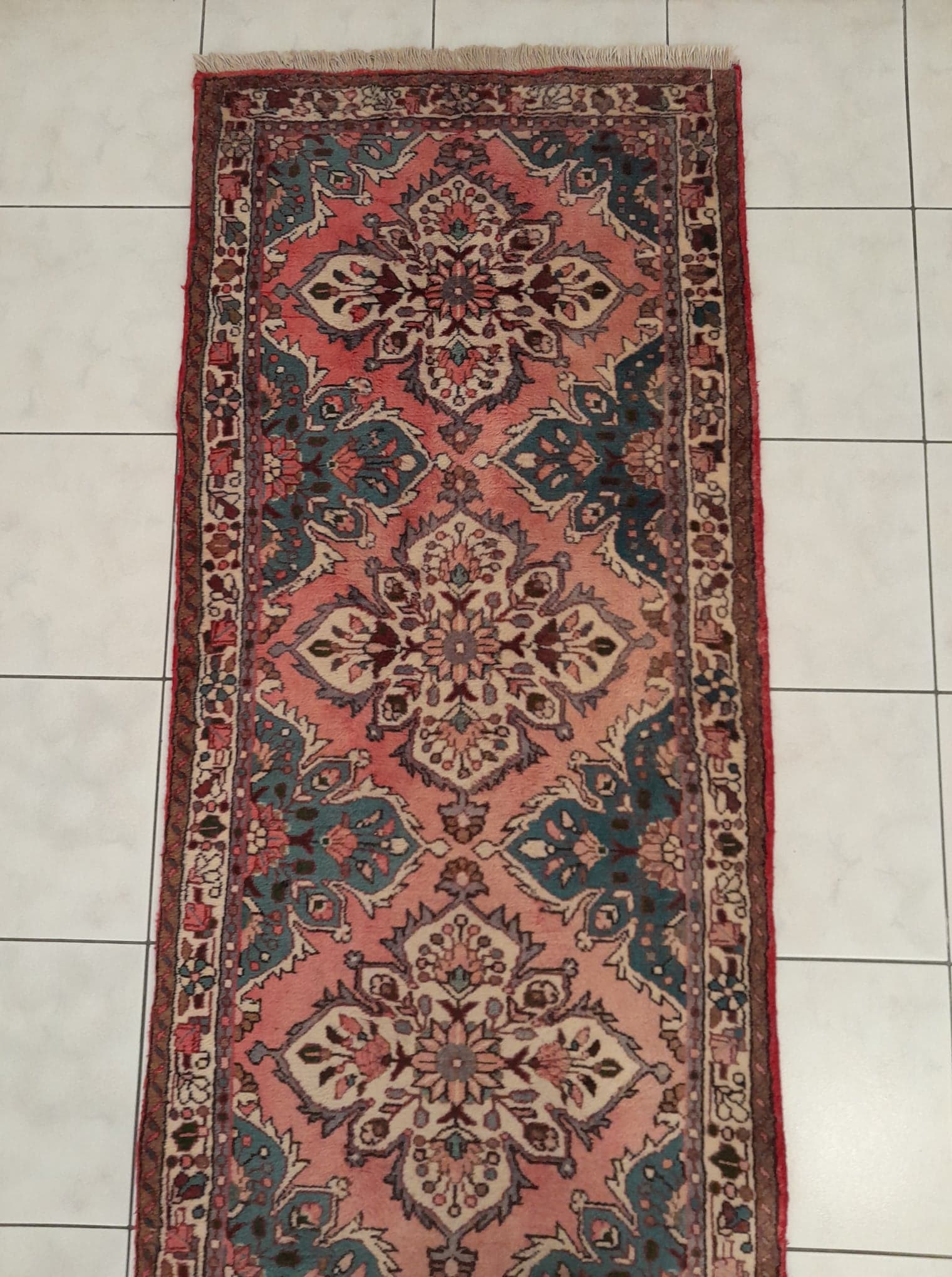Carpet persian gallery hamadan handmade 328x82cm