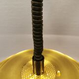 Danish hanging lamp in solid brass from the 1970s.