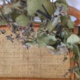 Rattan bedside table