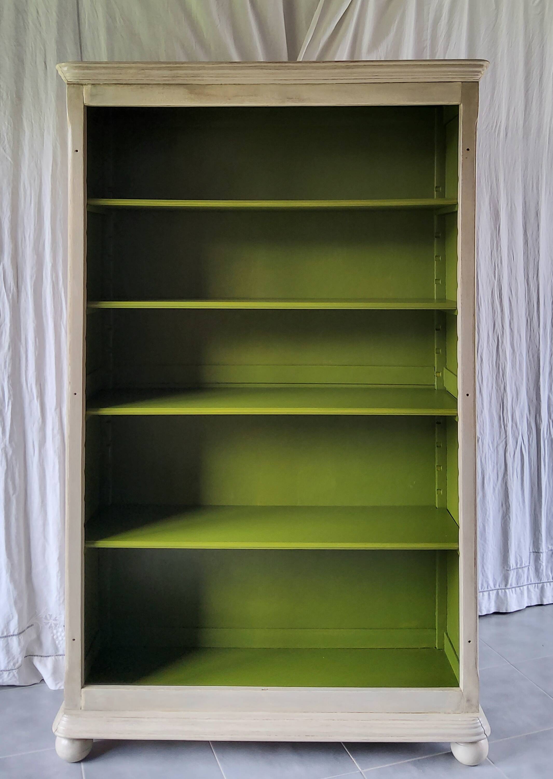 Antique patinated library