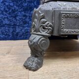 Beautiful cast iron stove, pagoda model, from Varigney in Haute Saône