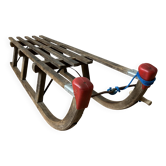 Ancienne luge 2places en bois