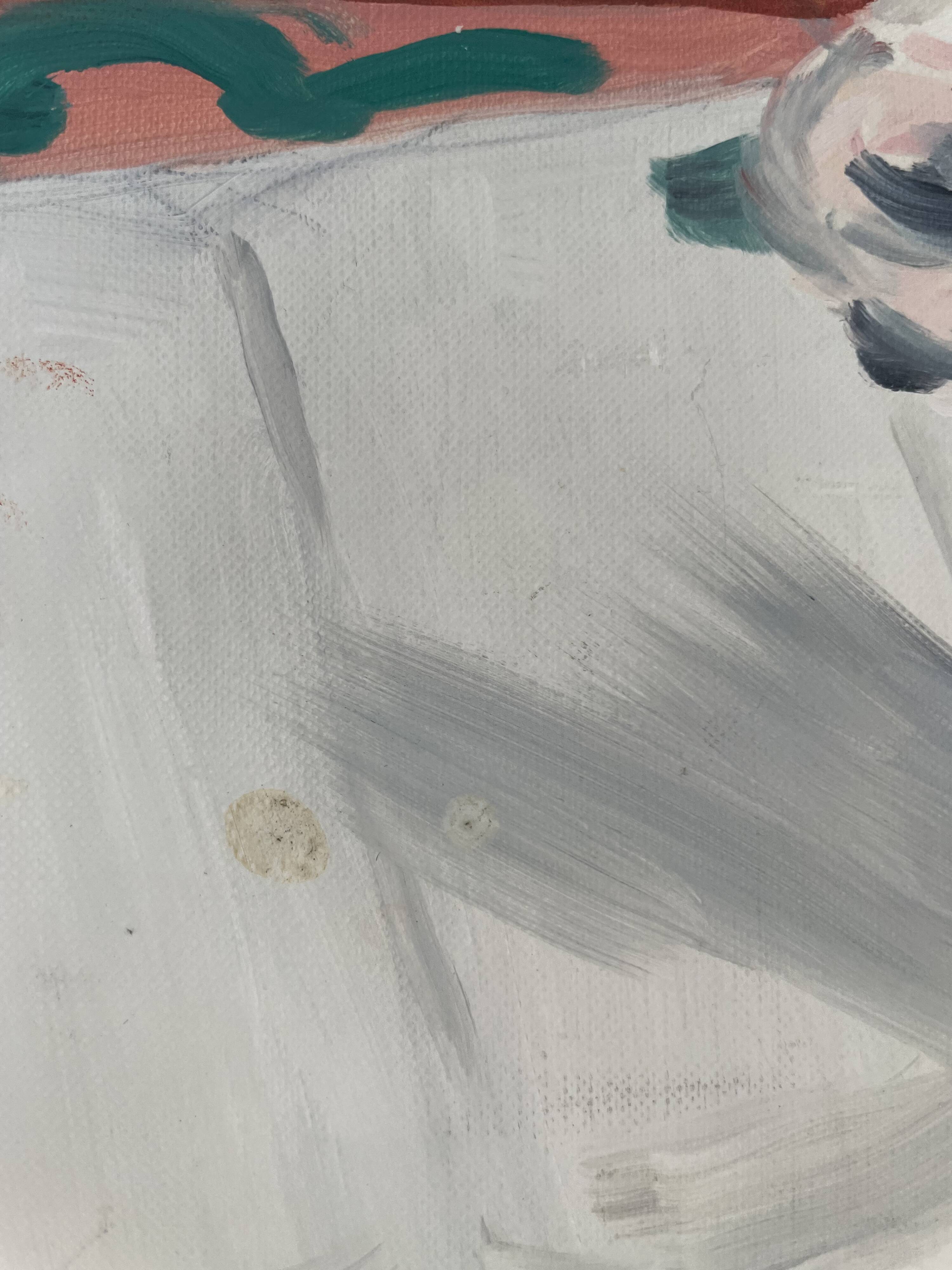 Oil painting flowers