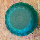 Cendrier Ancien LUMINARC Verre Moulé Vert Vintage