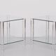 Raventos set tables d'appoint années 1980 Italie
