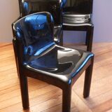 Four chairs, by Carlo Bartoli, model "4875", Kartell edition, 1970s