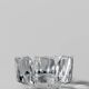 Lars Hellsten "Corona" Grand Bol en Cristal Plein, Pour Orrefors, Suède