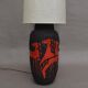 Vintage German ceramic floor lamp from Scheurich, 1970s