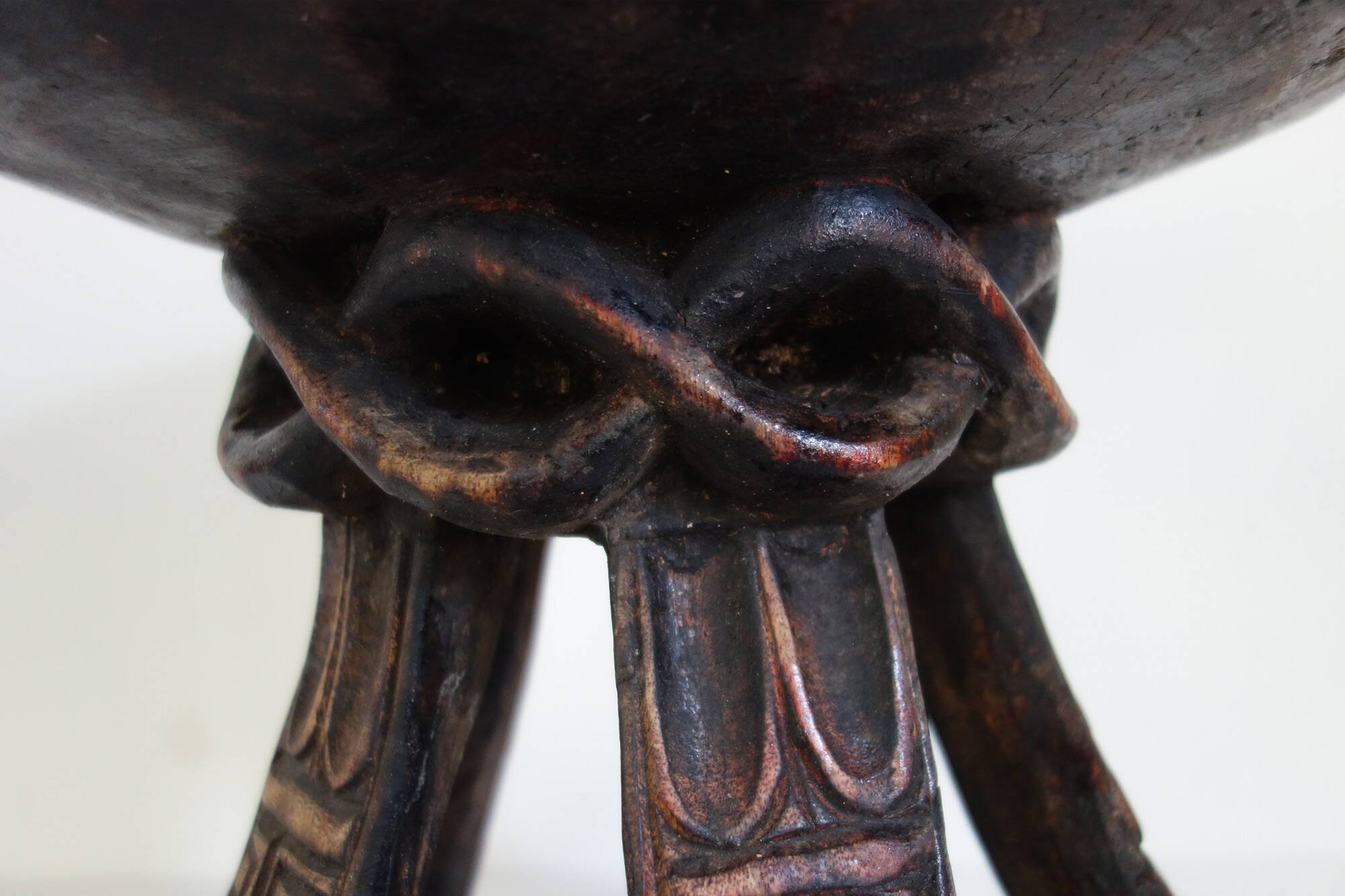 Vintage African tribal stool