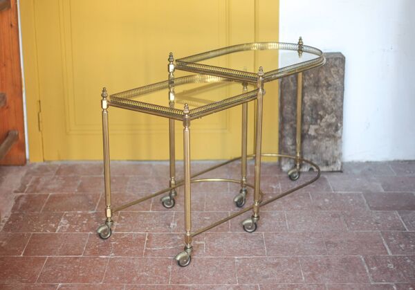 Desserte vintage, meuble salon, desserte gigogne , meuble d'appoint