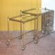 Vintage sideboard, living room furniture, nesting side tables, accent furniture.