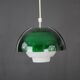 Great looking acrylic pendant lamp by Bent Karlby for ASK Lightings - Model Ergo - Denmark 70's