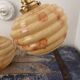Pair of Art Deco globe wall lights