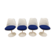 Chaises Tulip blanche par Eero Saarinen pour Knoll 1960