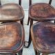 4 chaises bistrot Japy et Delbos début XXe