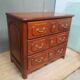 Louis XIV style commode in natural wood