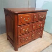 Louis XIV style commode in natural wood