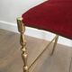 Chiavari brass chair