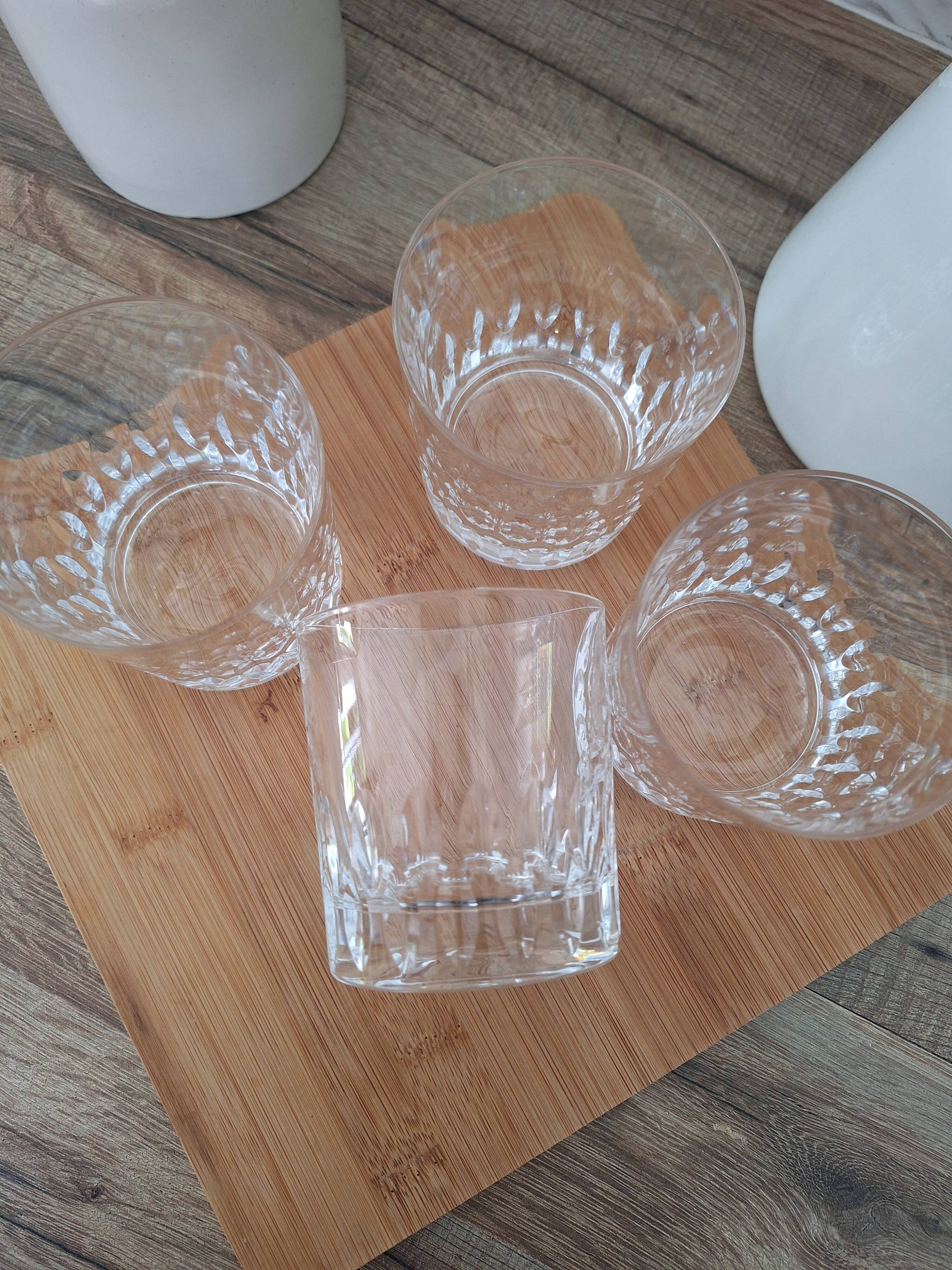 Verres à eau ou à whisky en cristal